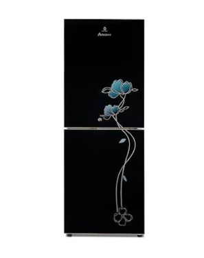 Atashi Stylish Double Door Refrigerator – Floral Glass Design